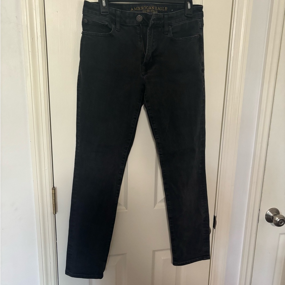 American Eagle Outfitters Extreme Flex 4 Black Denim